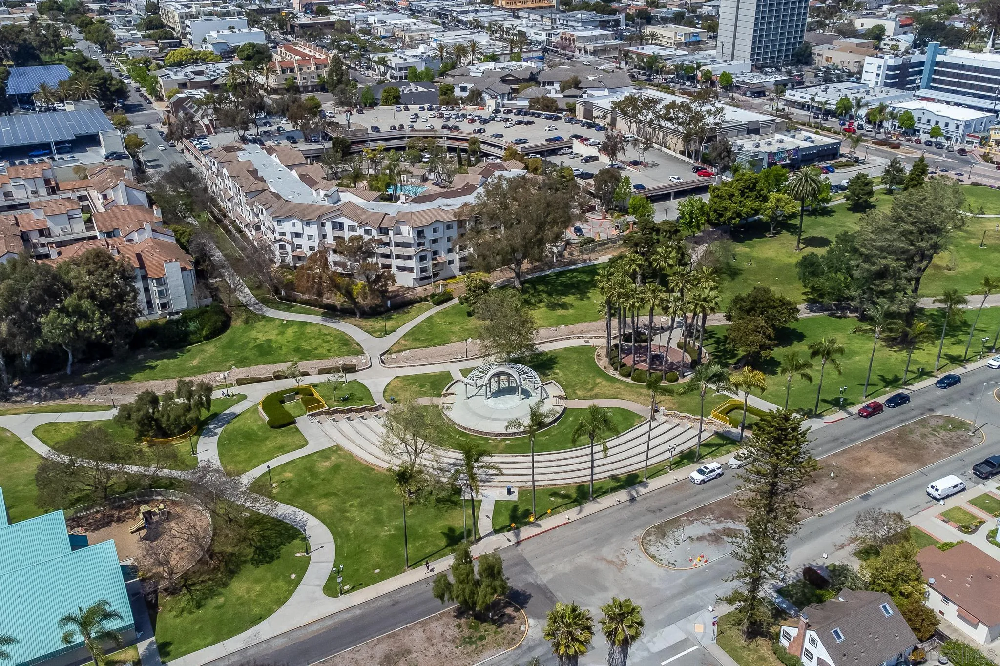 350 G Street, Unit E2 Chula Vista, CA 91910 - Photo 26 of 30 an aerial view of a residential houses with outdoor space and street view