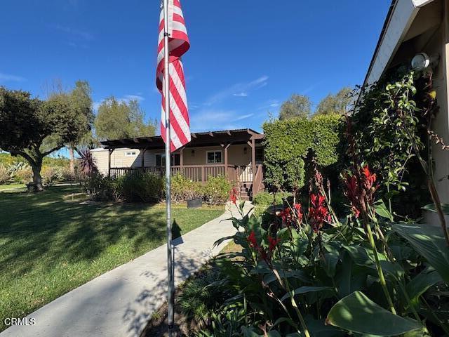 4061 Donlon Road Somis, CA 93066 - Photo 17 of 23 a view of a house with a backyard and tree