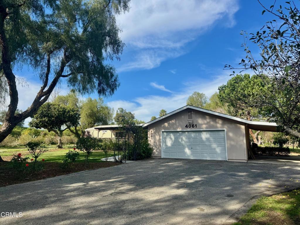 4061 Donlon Road Somis, CA 93066 - Photo 23 of 23 a view of a house with a yard and garage
