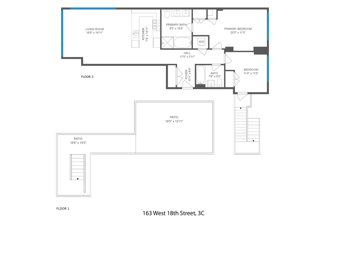 165 West 18th Street, Unit 3C Manhattan, NY 10011 - Photo 10 of 12 unknown