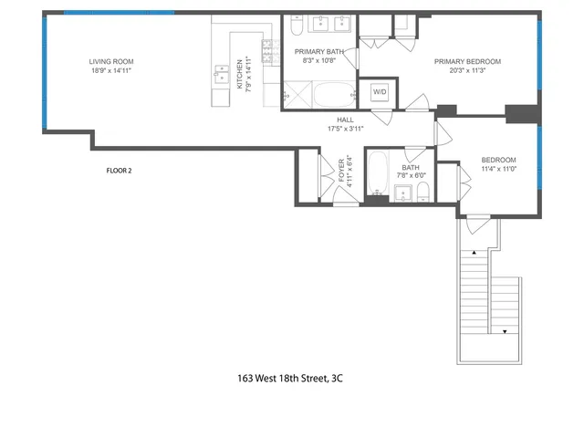 a living room with furniture and gym equipment