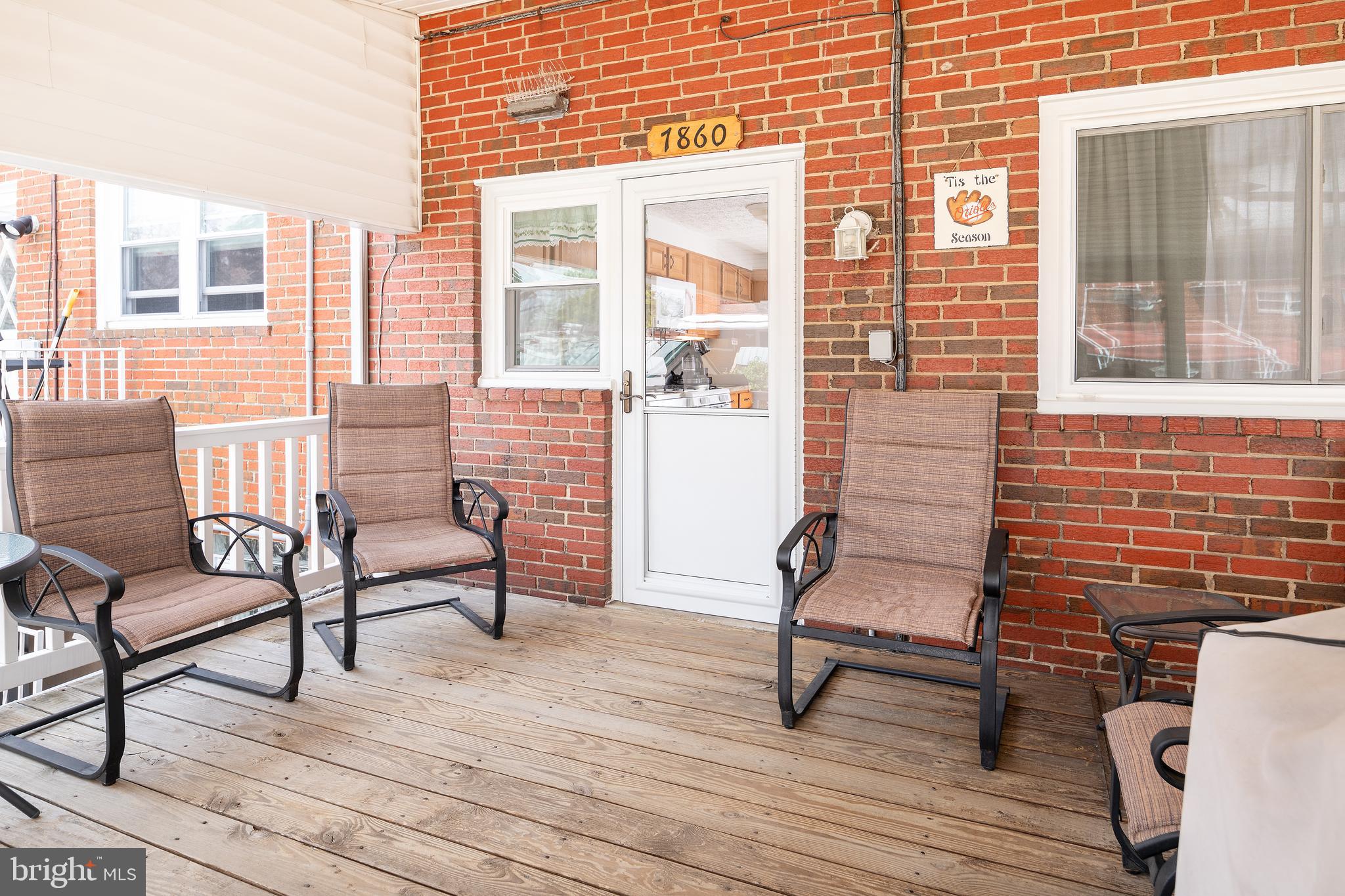 7860 Rockbourne Road Baltimore, MD 21222 - Photo 4 of 26 Relaxing Back Deck