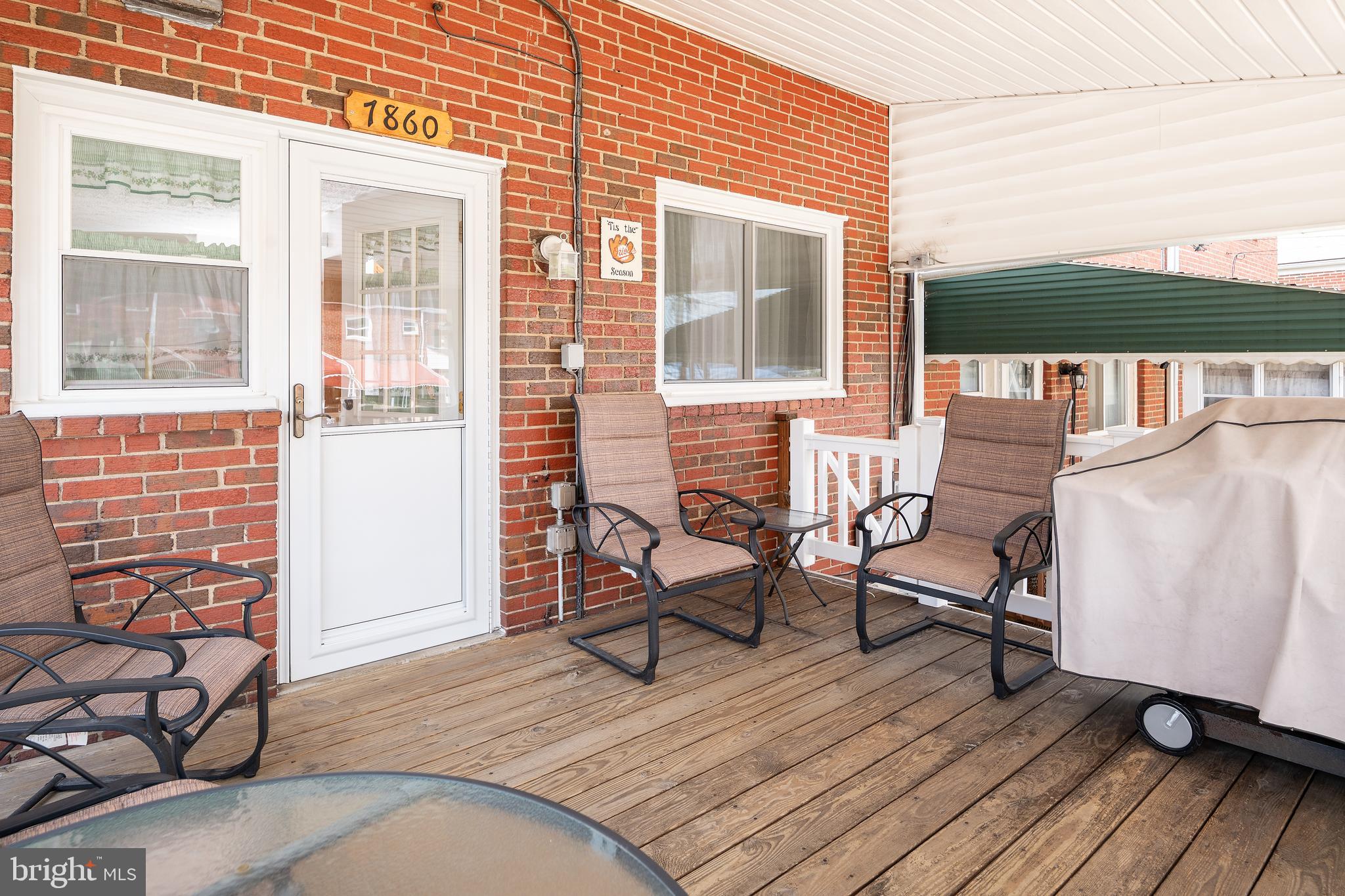 7860 Rockbourne Road Baltimore, MD 21222 - Photo 5 of 26 Covered Back Deck