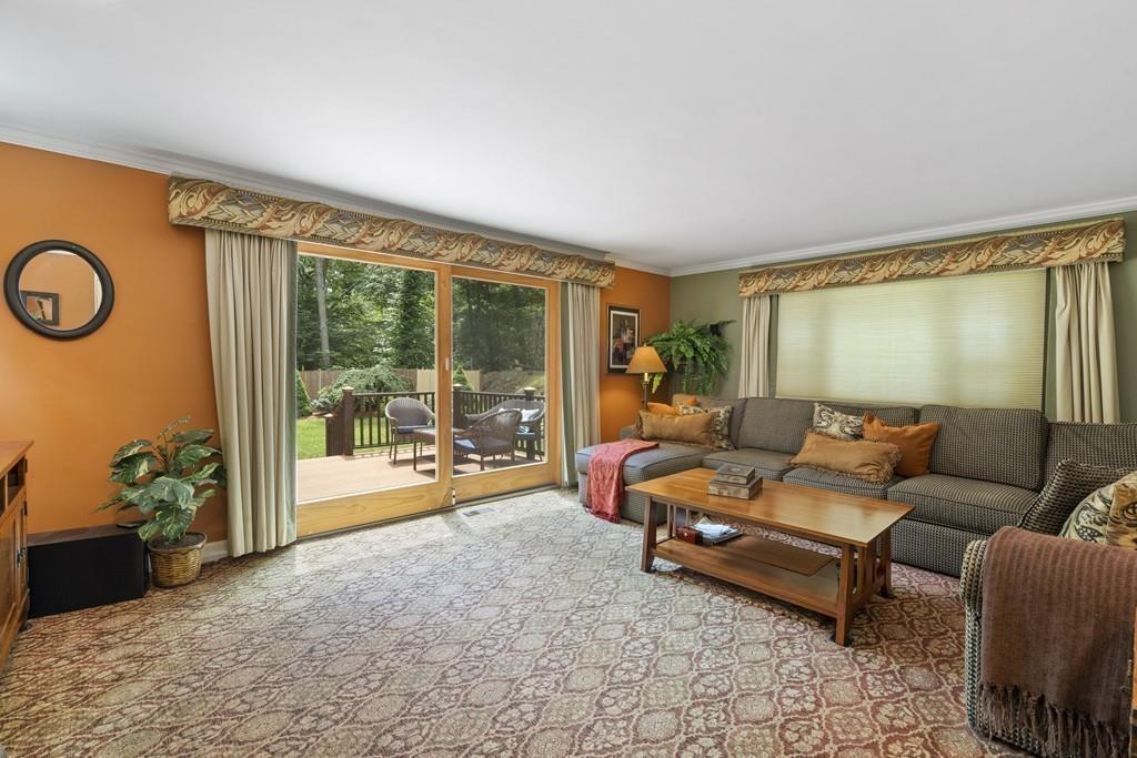 56 Ledgewood Road Dedham, MA 02026 - Photo 17 of 36 a living room with furniture and a large window