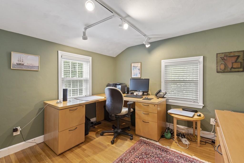 56 Ledgewood Road Dedham, MA 02026 - Photo 21 of 36 a view of a workspace with furniture and a window