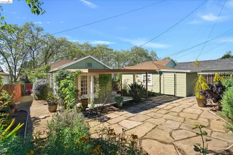 a view of a outdoor space with a patio