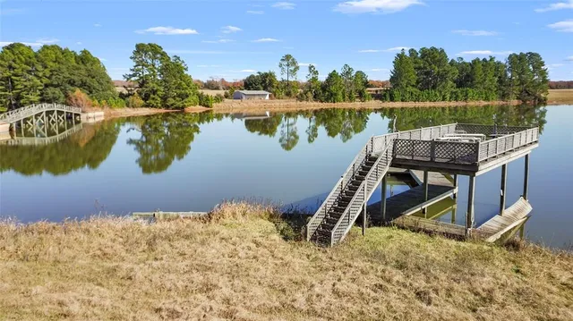 a view of a house with a lake