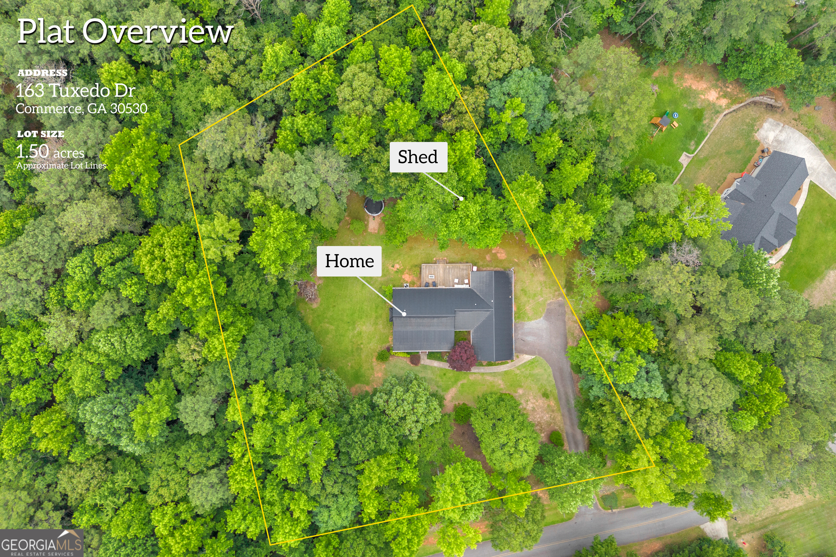 163 Tuxedo Drive Commerce, GA 30530 - Photo 56 of 62 a sign that is sitting in front of a tree