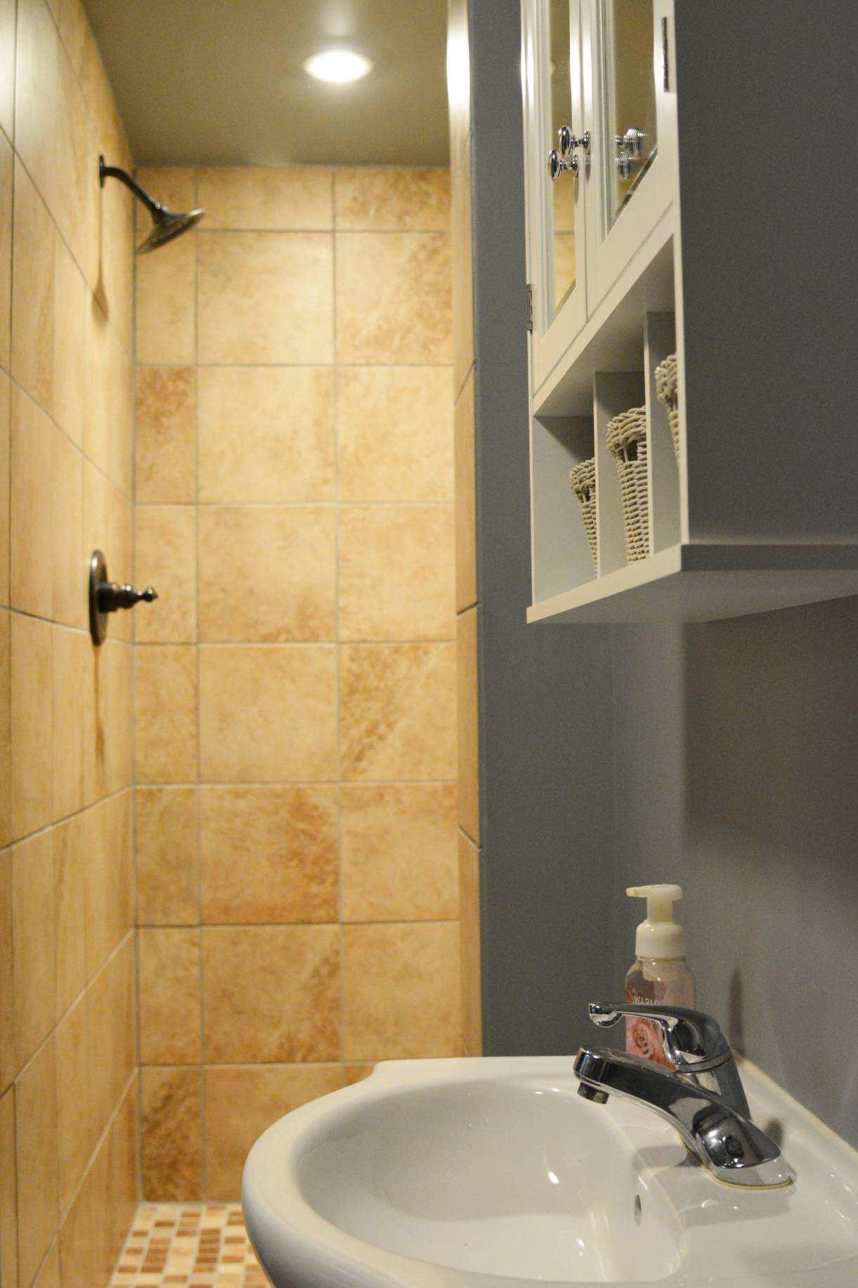1469 Crouch Road Montvale, VA 24122 - Photo 14 of 23 a bathroom with a sink a toilet and shower