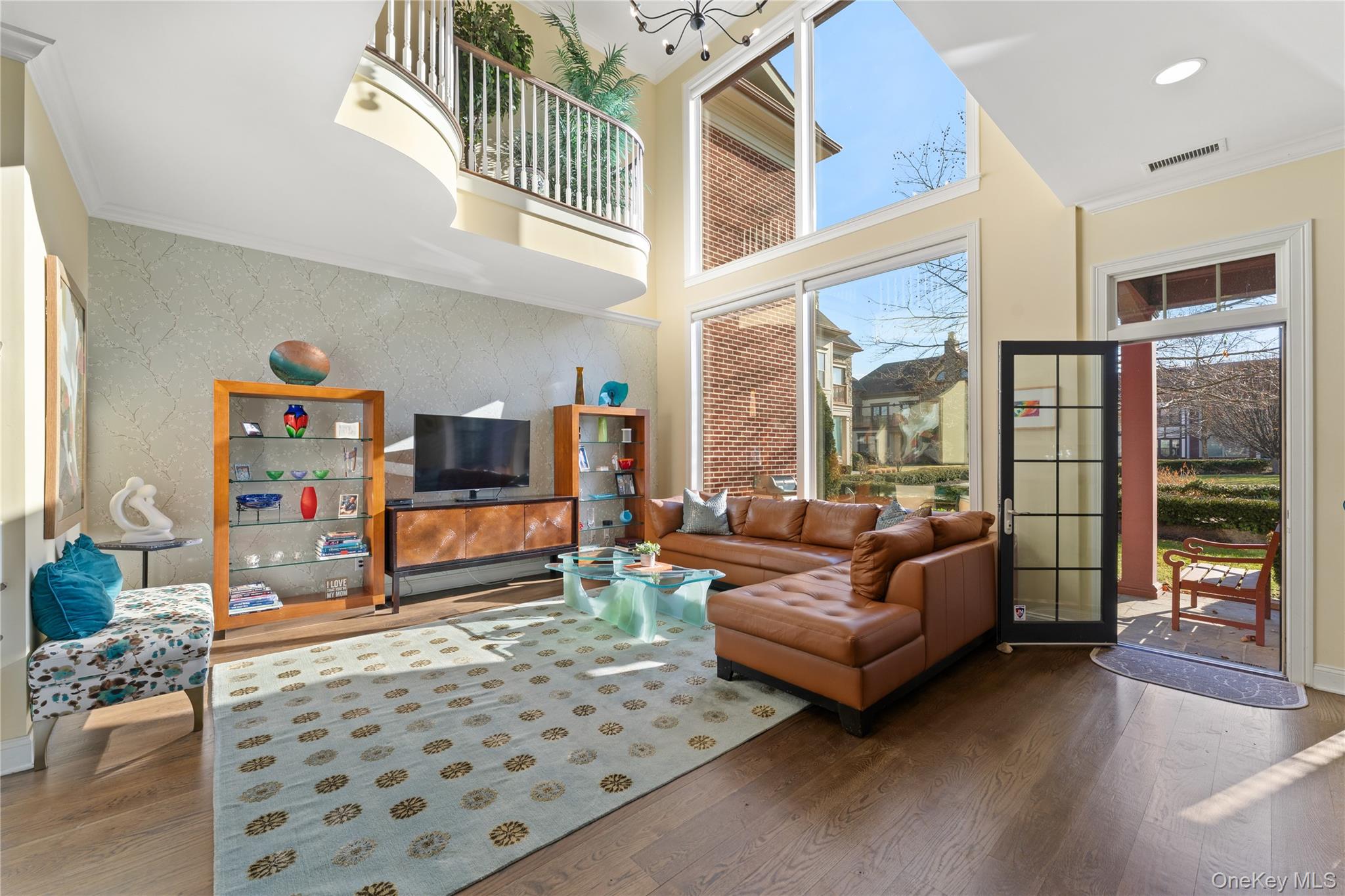 6 Hudson View Way Tarrytown, NY 10591 - Photo 6 of 50 a living room with furniture and a flat screen tv