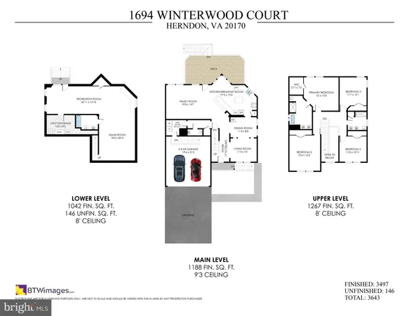 $950,000 | 1694 Winterwood Court, Herndon, VA 20170