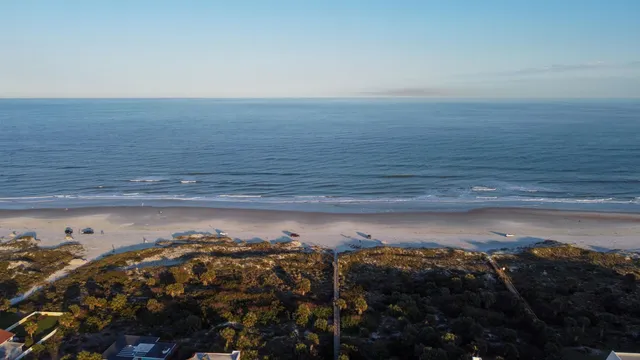 a view of beach and ocean