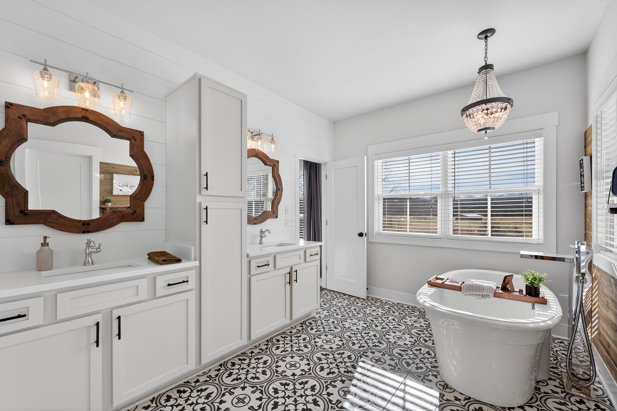 10640 Jordan Road Lascassas, TN 37085 - Photo 14 of 45 a bathroom with a sink toilet a mirror and bathtub