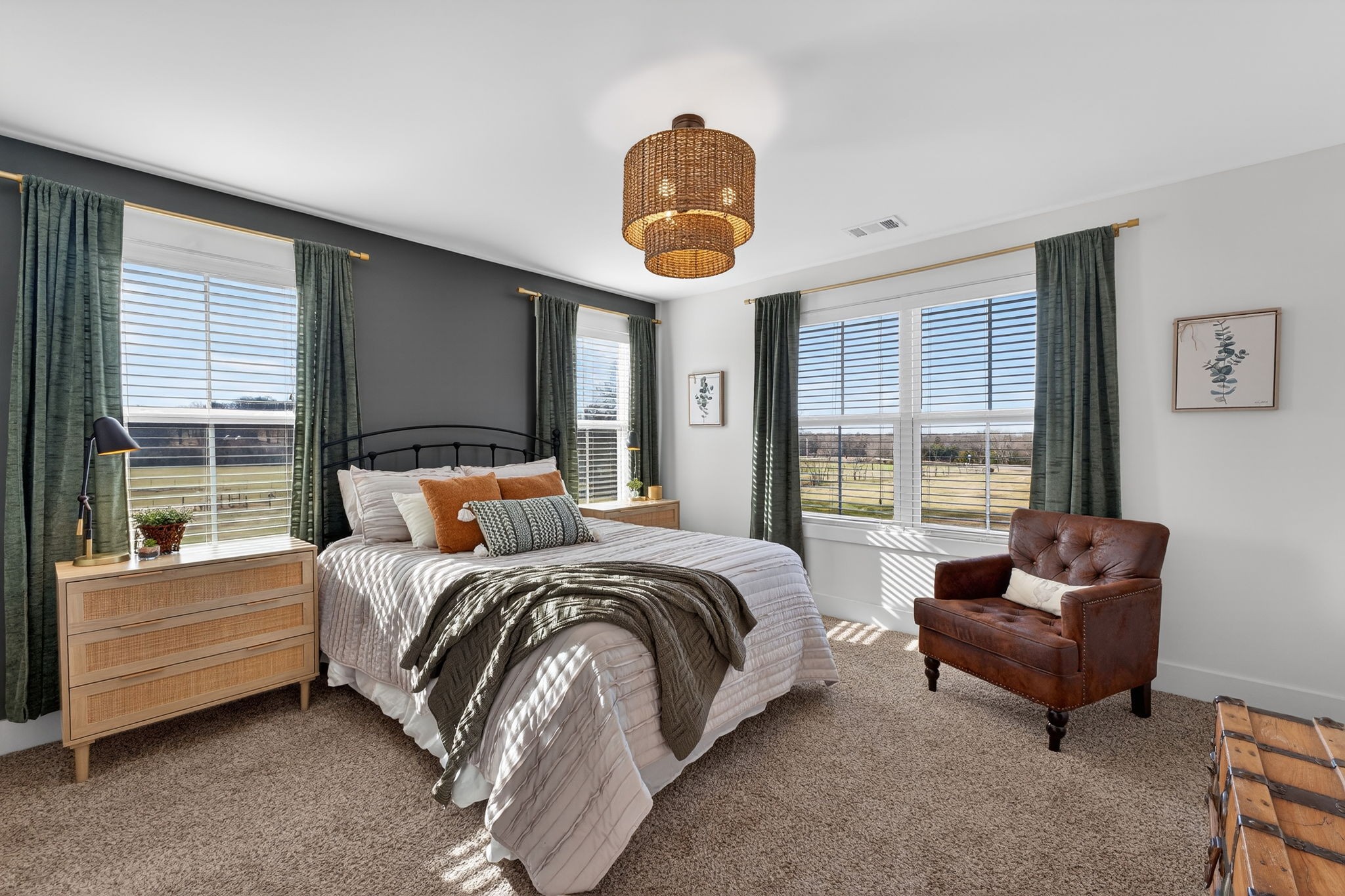 10640 Jordan Road Lascassas, TN 37085 - Photo 16 of 45 a bedroom with bed and a large window