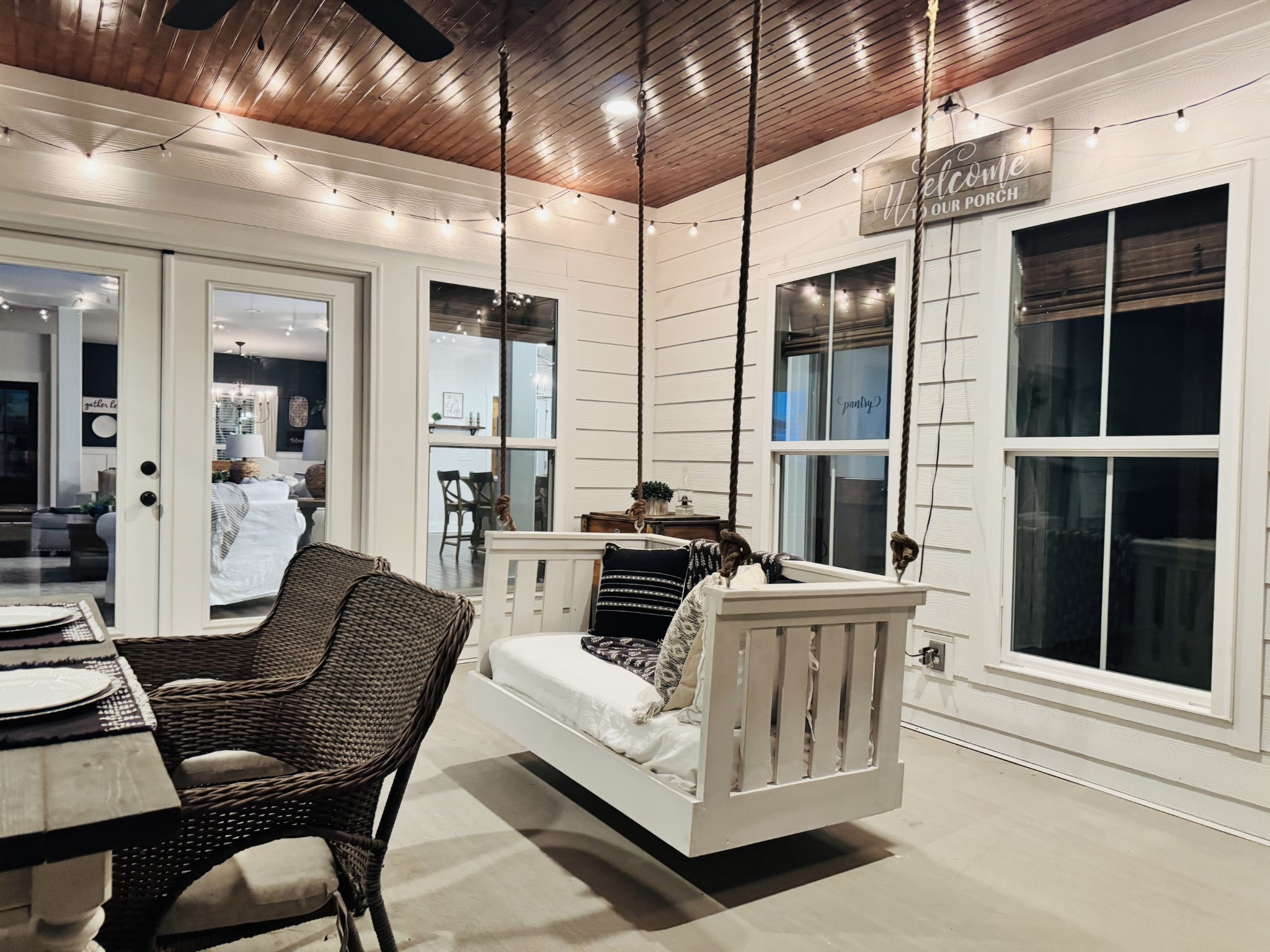 10640 Jordan Road Lascassas, TN 37085 - Photo 29 of 45 a living room with furniture a flat screen tv and chairs