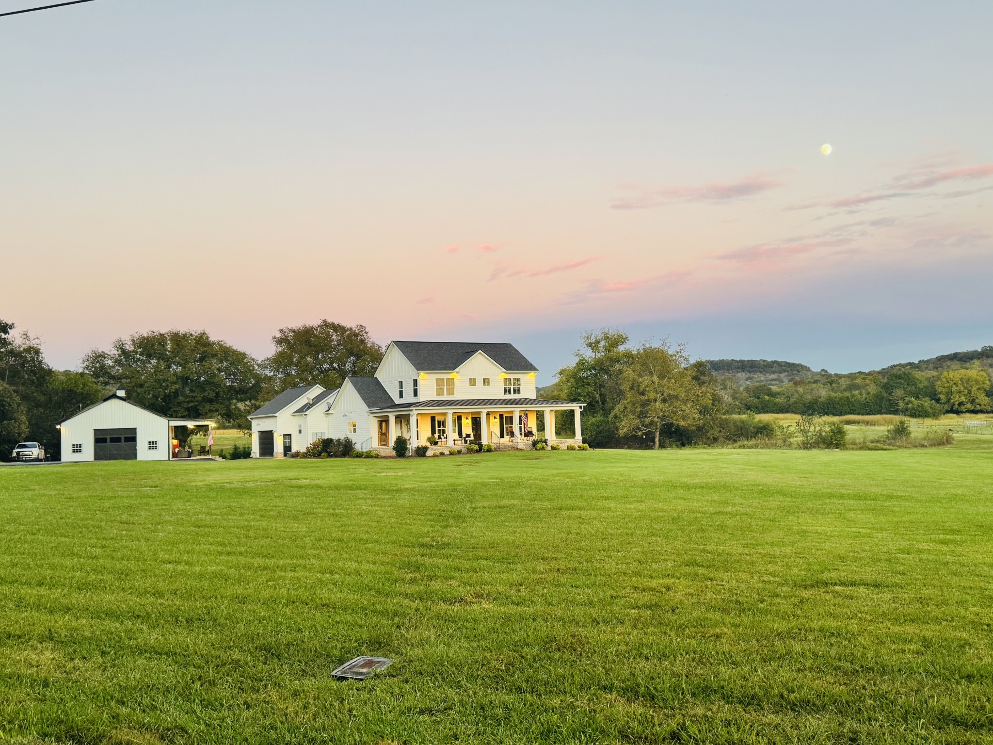 10640 Jordan Road Lascassas, TN 37085 - Photo 34 of 45 a view of a big yard with an ocean view