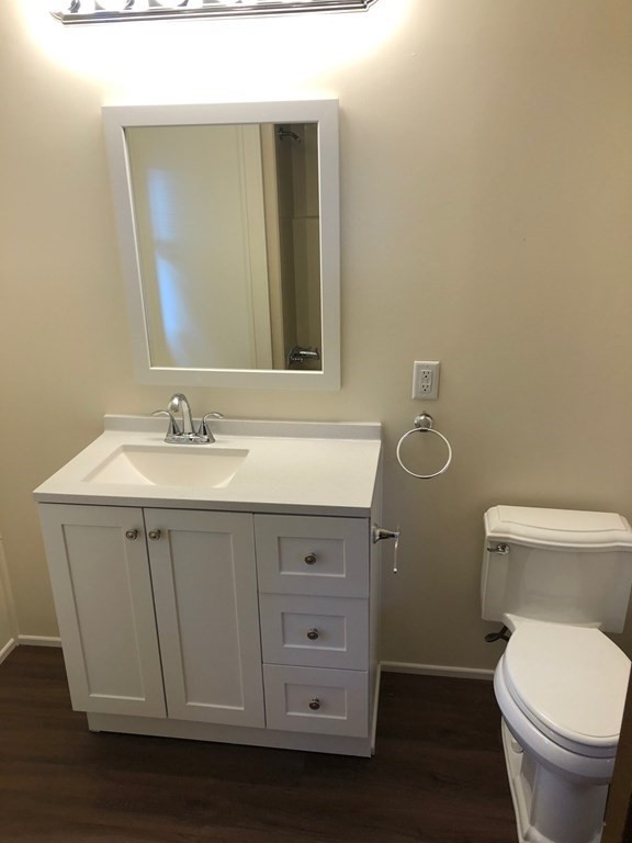 8 Lisa Circle Merrimac, MA 01860 - Photo 15 of 17 a bathroom with a sink vanity and a toilet