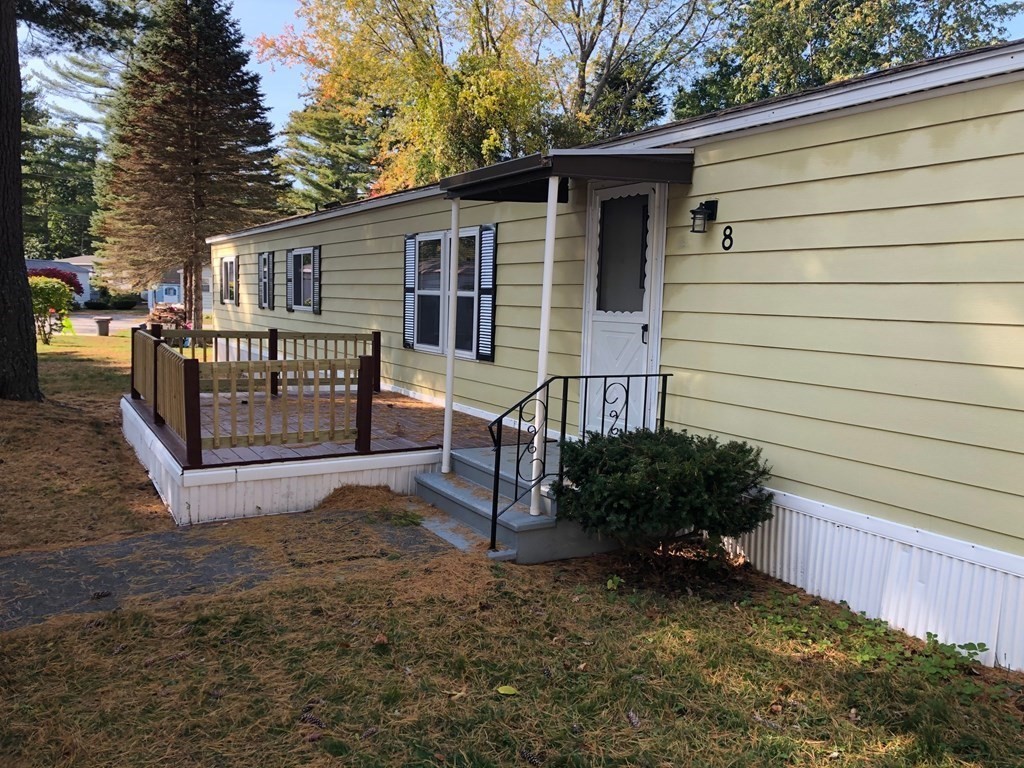 8 Lisa Circle Merrimac, MA 01860 - Photo 3 of 17 a view of backyard with deck and outdoor seating