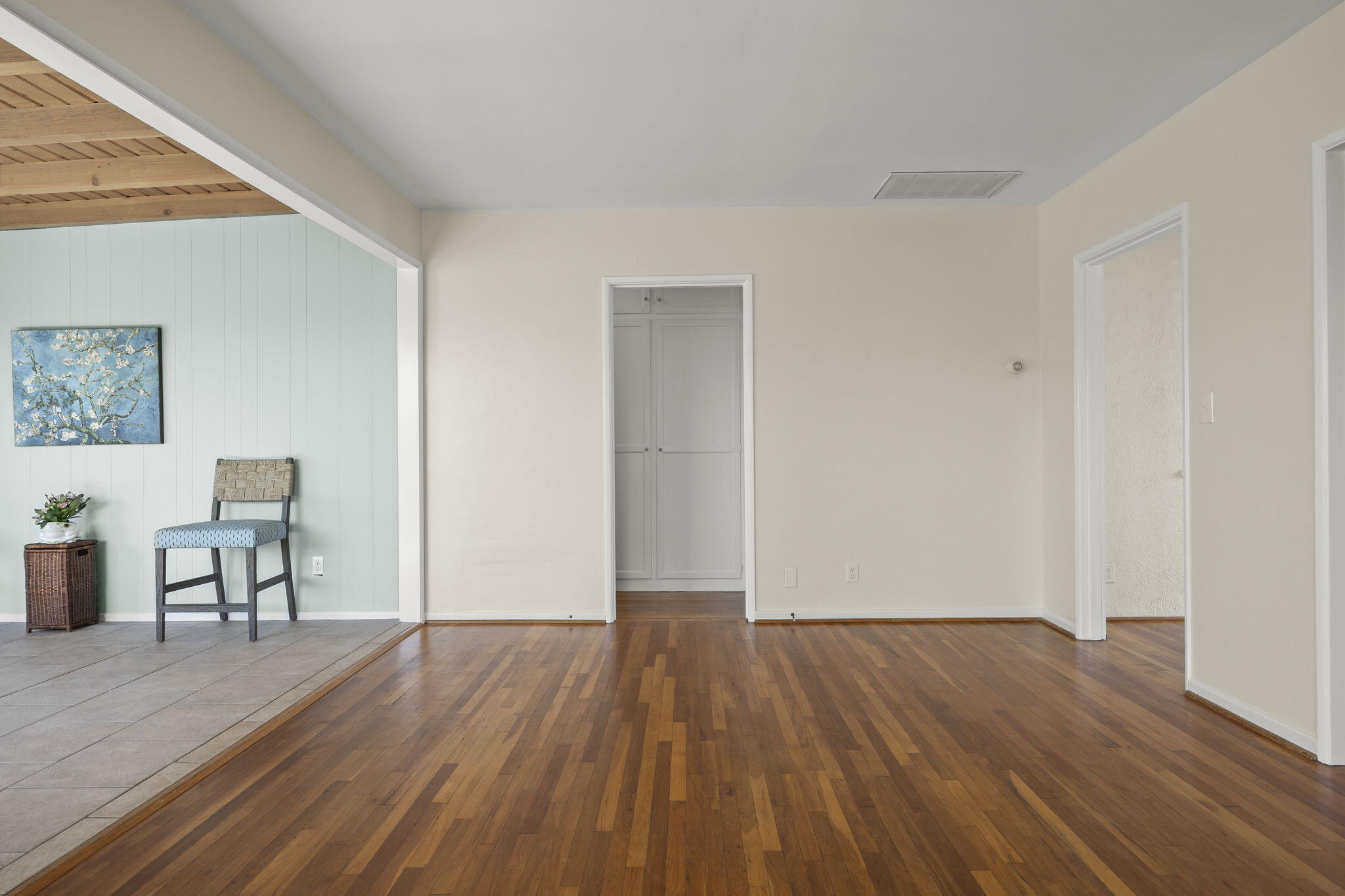 155 South Ontare Road Santa Barbara, CA 93105 - Photo 11 of 45 a view of empty room with wooden floor
