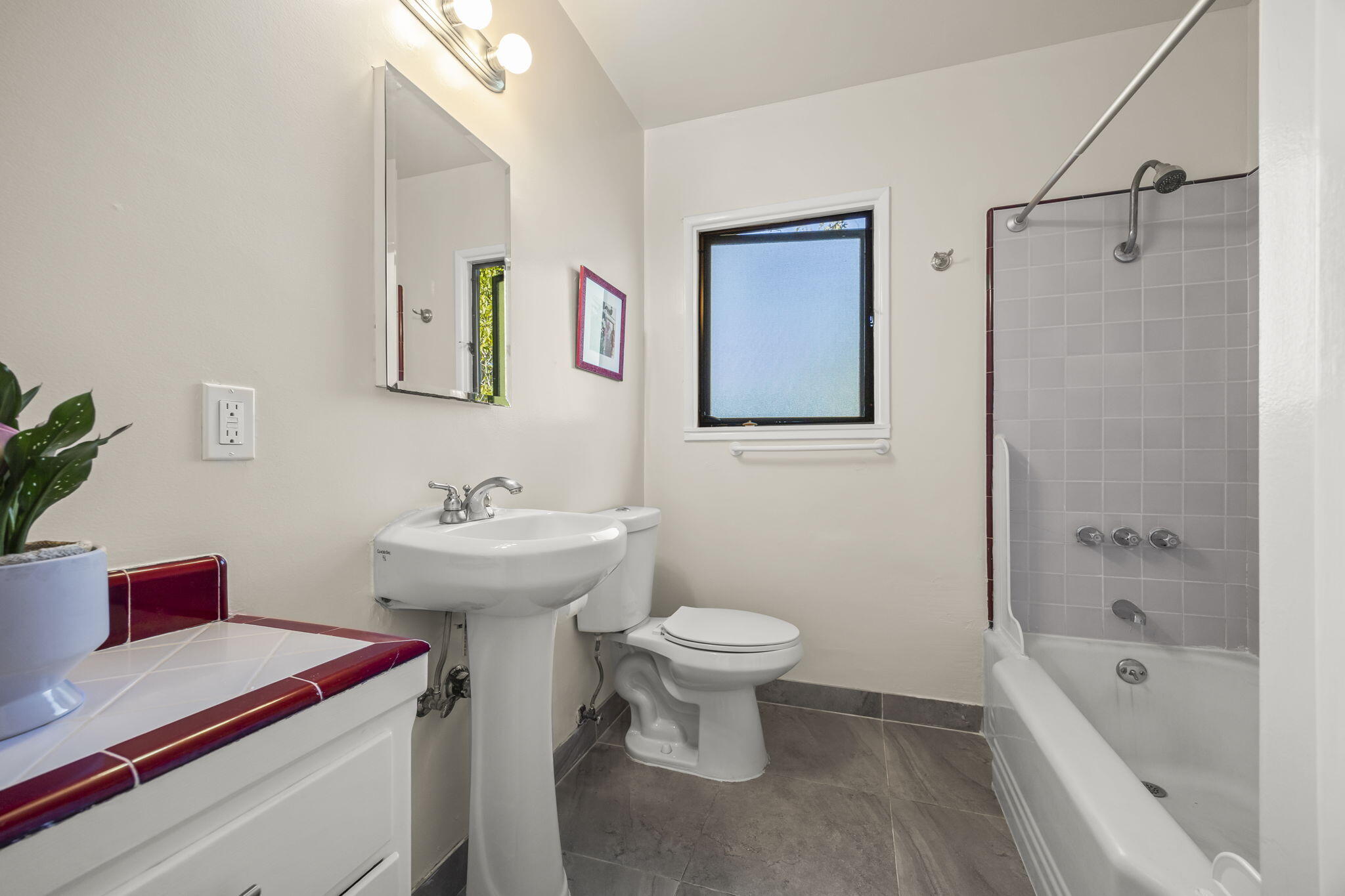 155 South Ontare Road Santa Barbara, CA 93105 - Photo 29 of 45 a bathroom with a sink toilet and shower
