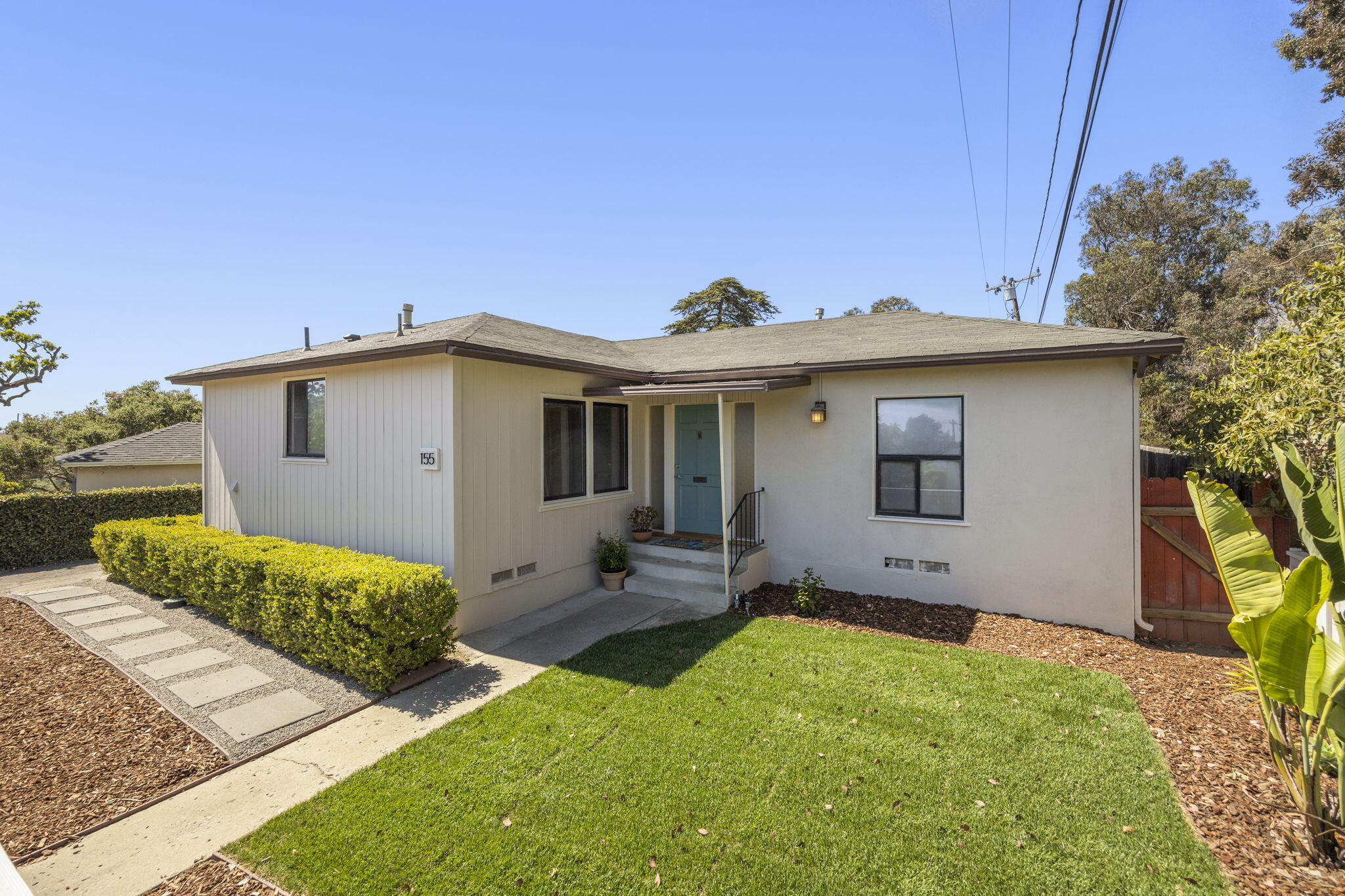 155 South Ontare Road Santa Barbara, CA 93105 - Photo 3 of 45 a view of a house with backyard and garden