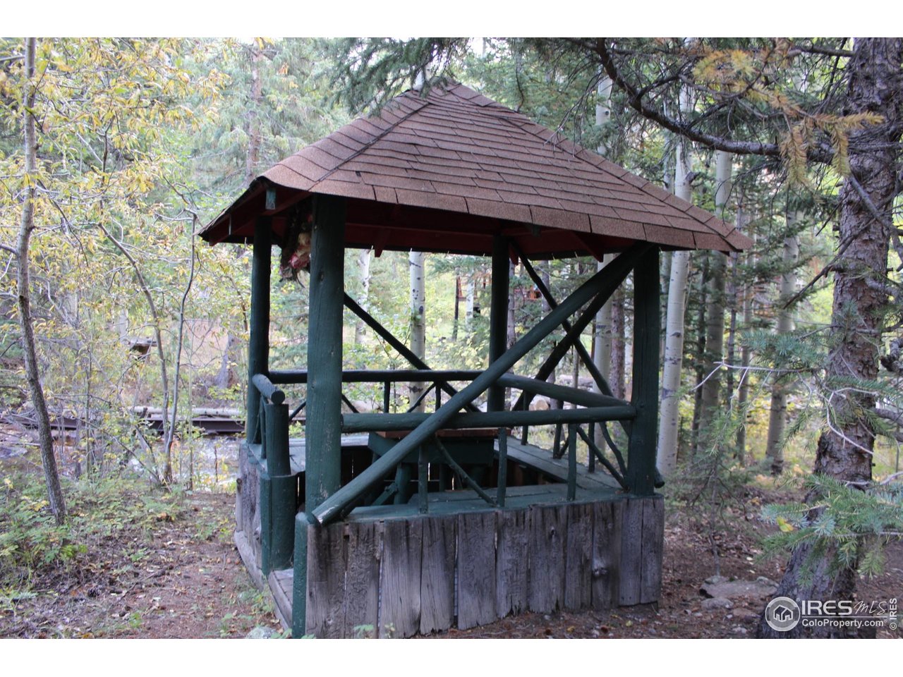 223 Riverside Drive Lyons, CO 80540 - Photo 22 of 33 Gazebo next to river in a private corner