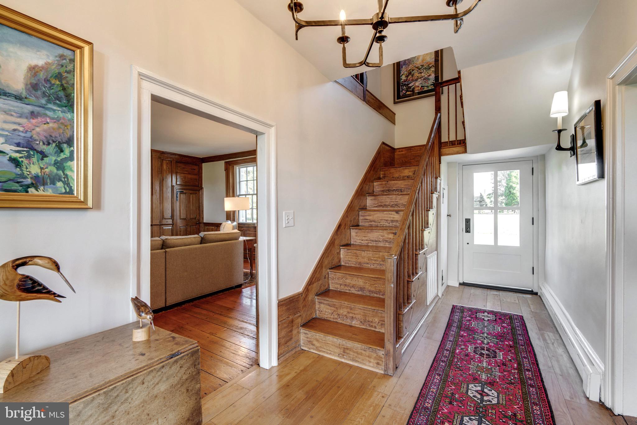 6029 Edesville Road Rock Hall, MD 21661 - Photo 12 of 75 Original stairs, refinished flooring, fresh paint