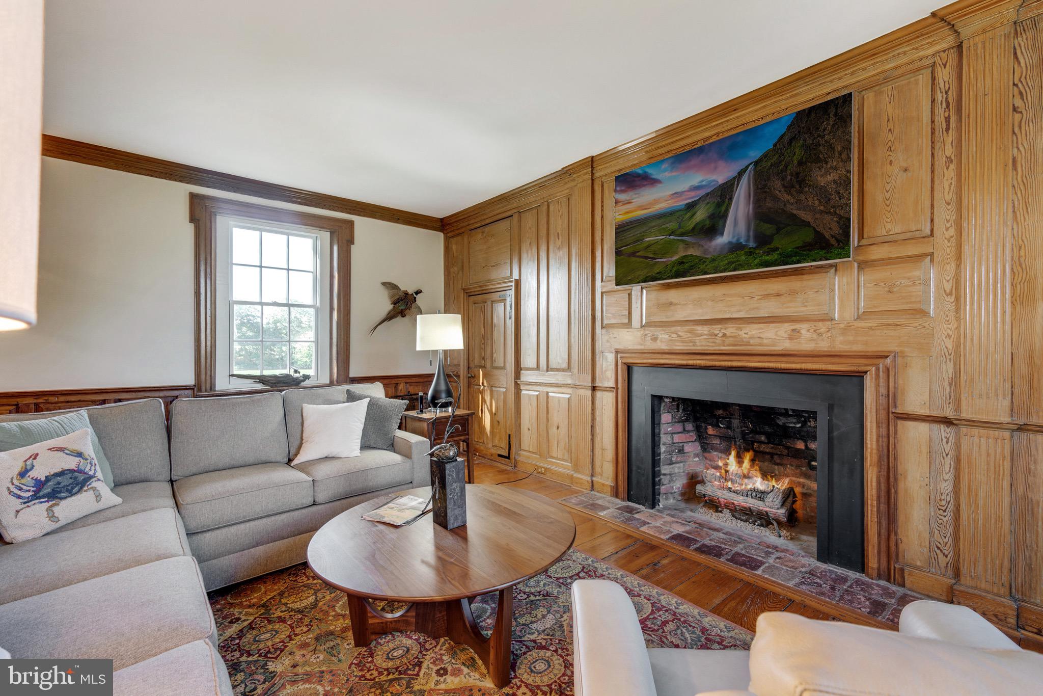 6029 Edesville Road Rock Hall, MD 21661 - Photo 25 of 75 Living room--gas fireplace, freshly painted