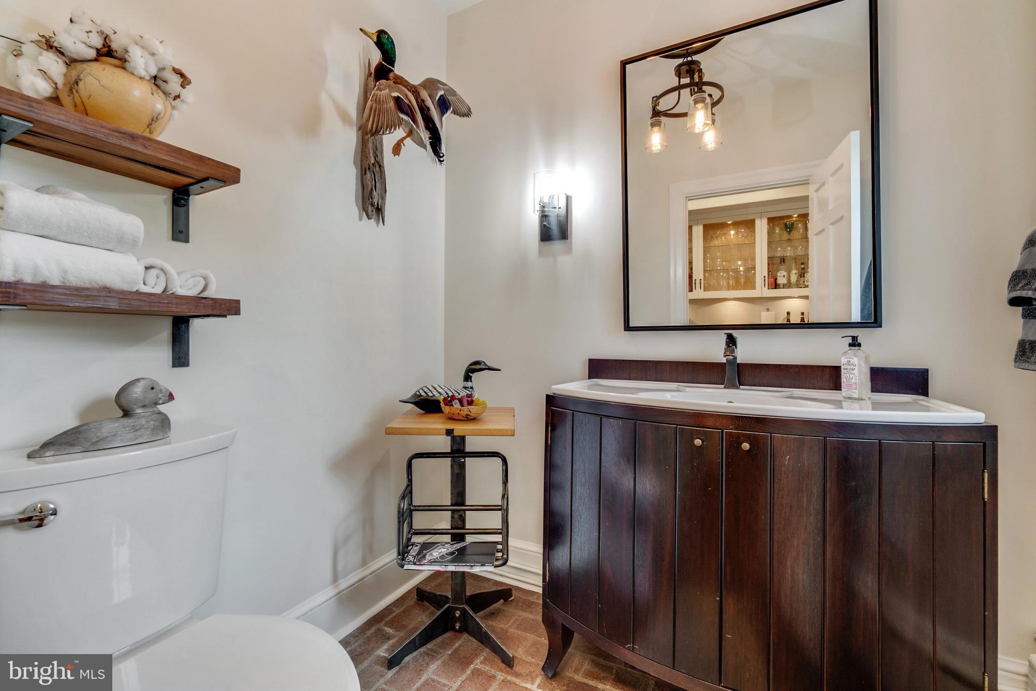 6029 Edesville Road Rock Hall, MD 21661 - Photo 32 of 75 Updated half bath on 1st floor