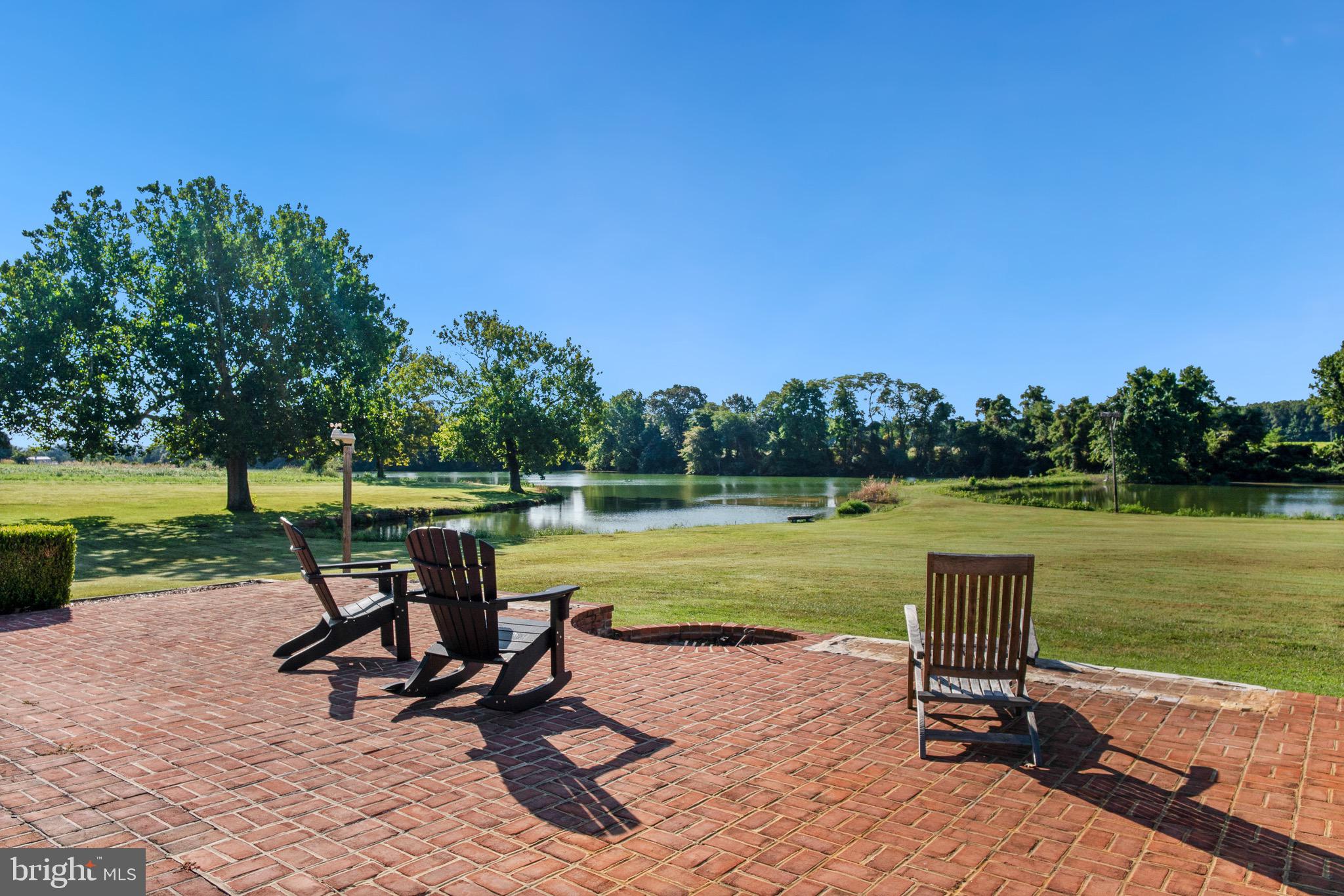 6029 Edesville Road Rock Hall, MD 21661 - Photo 52 of 75 Brick patio looking towards Bungay Creek