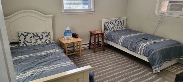 a close view of closet