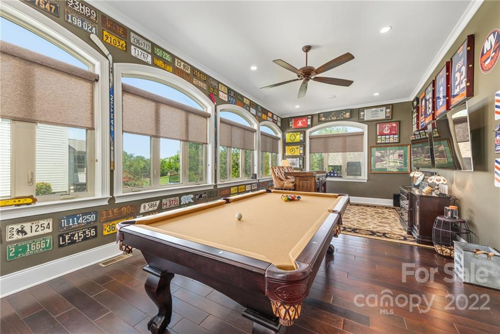 4040 Flowering Peach Road Marvin, NC 28173 - Photo 29 of 38 a room with pool table and windows