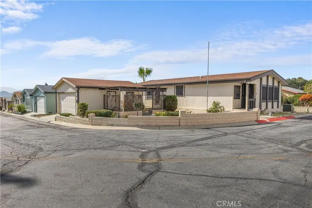 a view of a house with a outdoor space