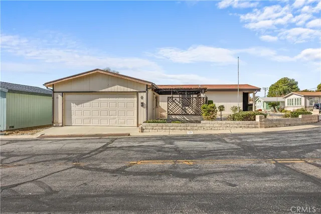 a view of a house with a outdoor space