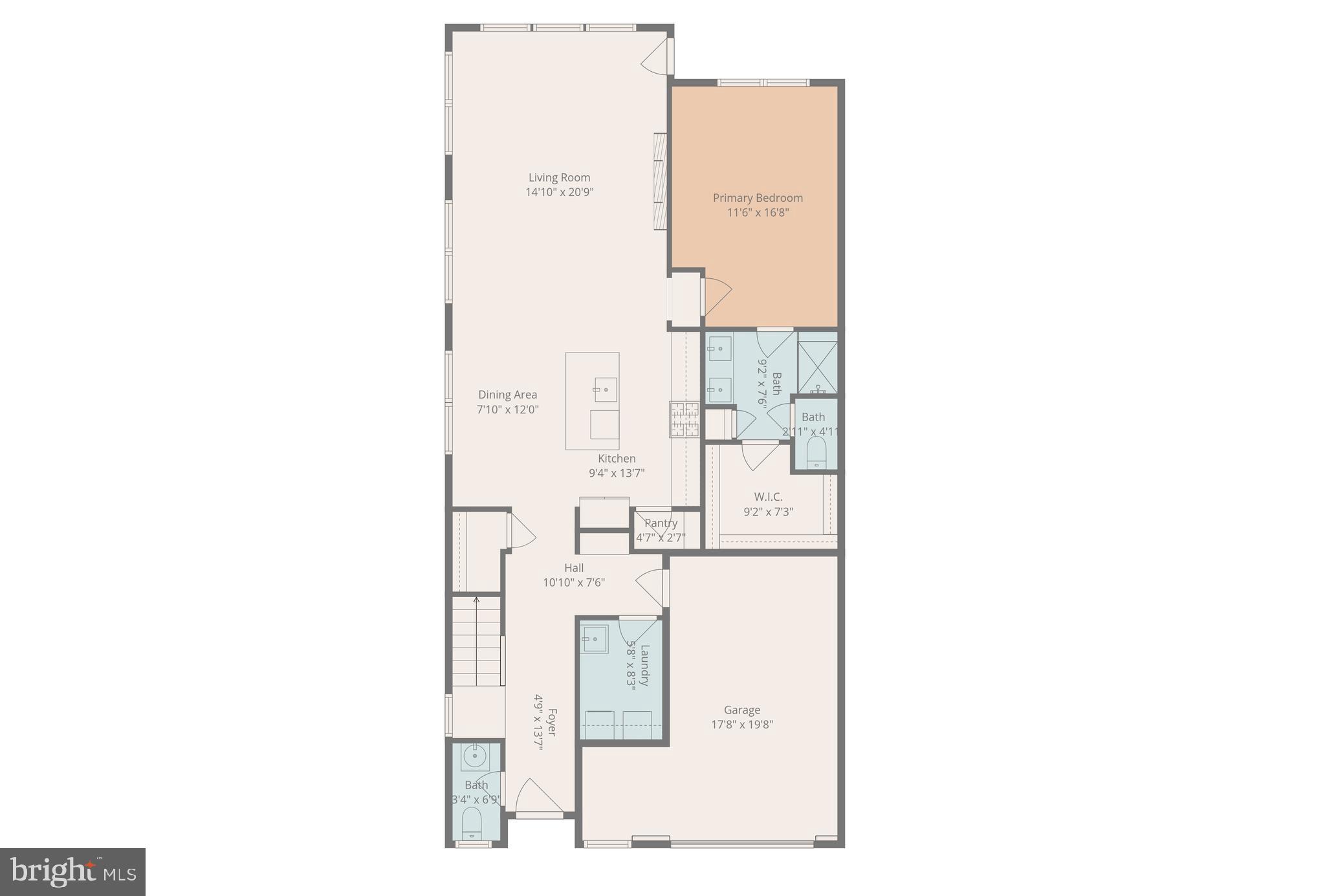 266 Exeter Street Ocean View, DE 19970 - Photo 61 of 62 First Floor Plan