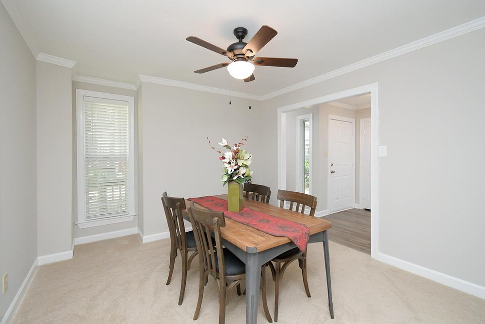 5903 Sentinel Drive Raleigh, NC 27609 - Photo 11 of 26 View of Dining Room off of the Foyer and Family Room. Dining Room