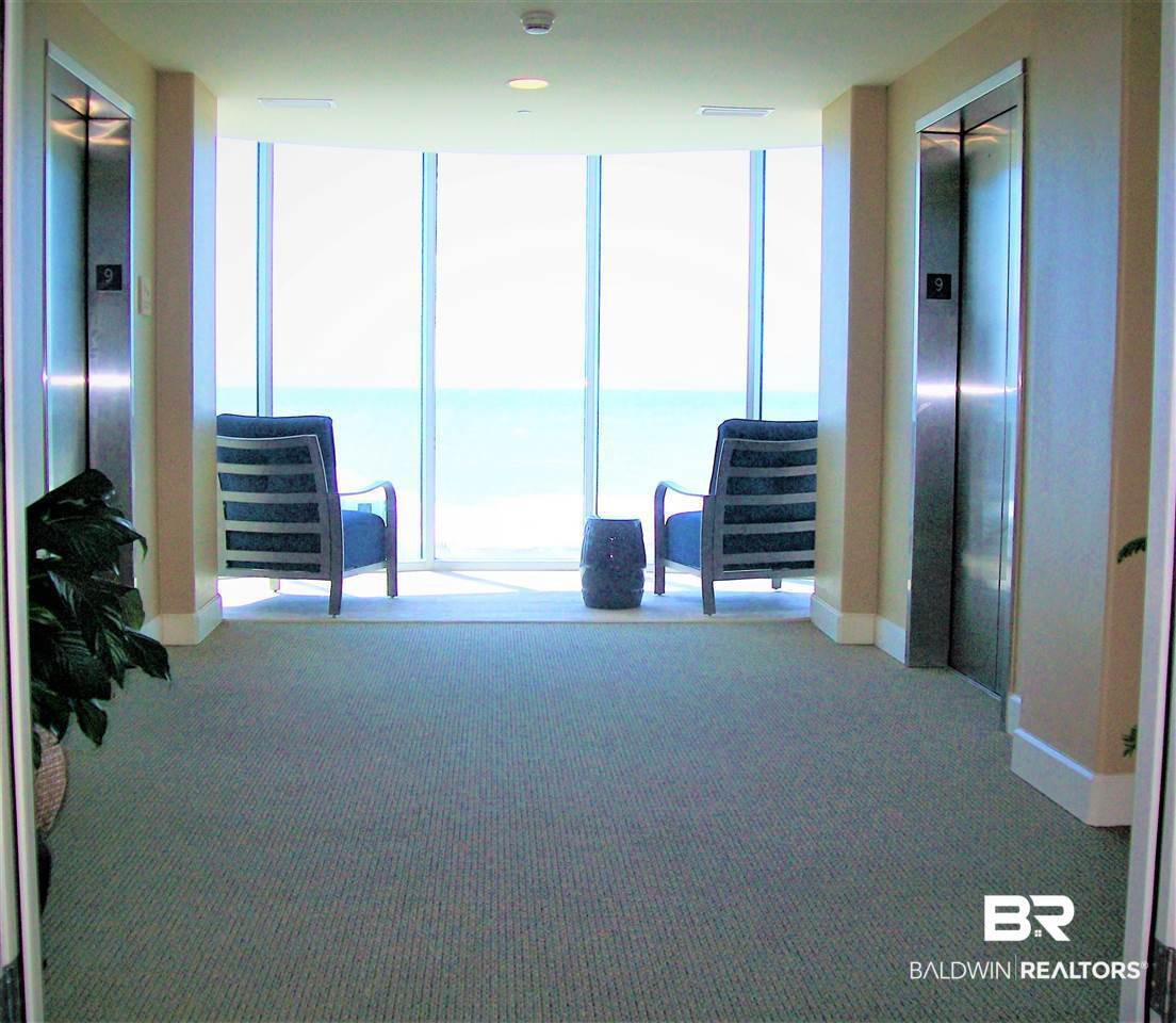 29209 Perdido Beach Boulevard, Unit 903 Orange Beach, AL 36561 - Photo 5 of 42 Elevator Lobby - 9th Floo