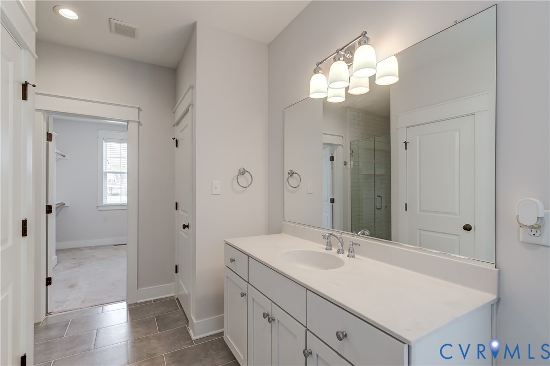 566 Church Hill Road Manakin-Sabot, VA 23103 - Photo 28 of 60 In law suite. W/D hook up in closet; linen Tiled