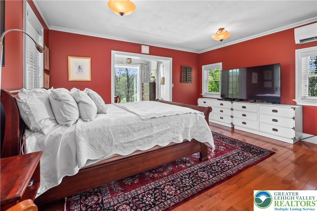 1072 5 Points Richmond Road Bangor, PA 18013 - Photo 39 of 66 a bedroom with a bed and a flat screen tv