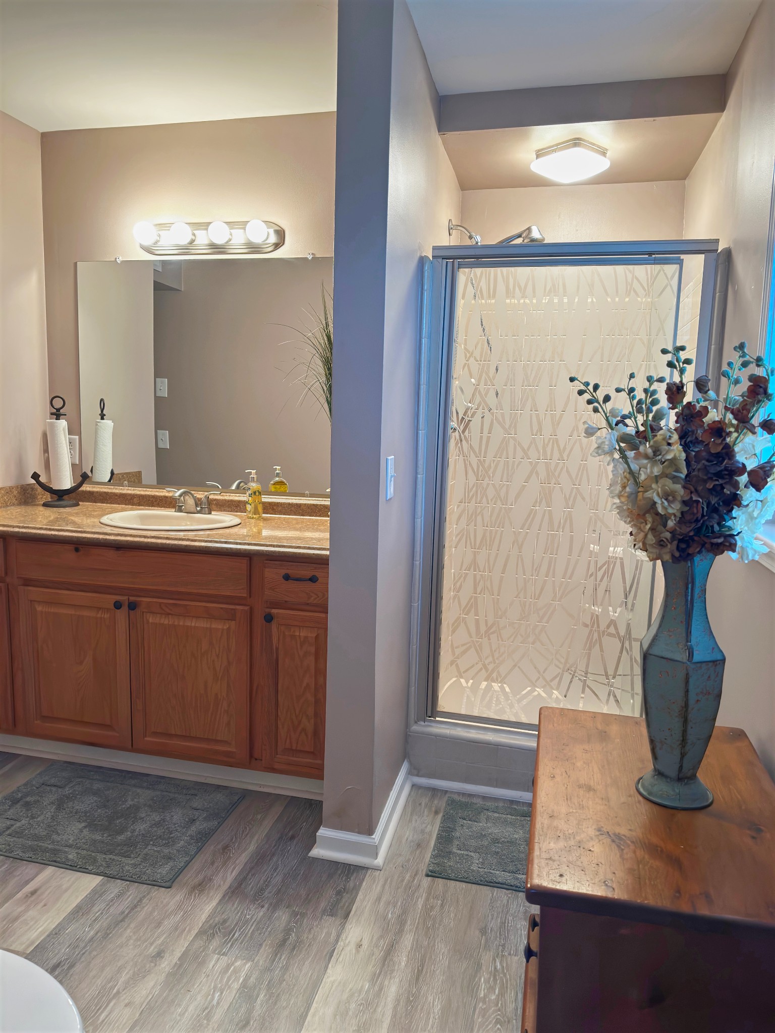 303 Raintree Drive Hendersonville, TN 37075 - Photo 35 of 36 a view of bathroom with a sink a mirror and a window