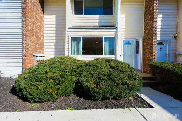 a view of a garden with potted plants