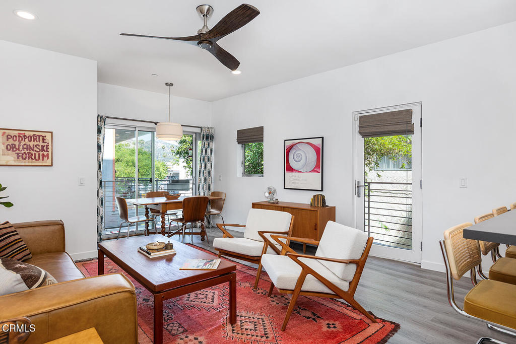 2222 Strata Lane Los Angeles, CA 90041 - Photo 12 of 31 a living room with furniture and a window