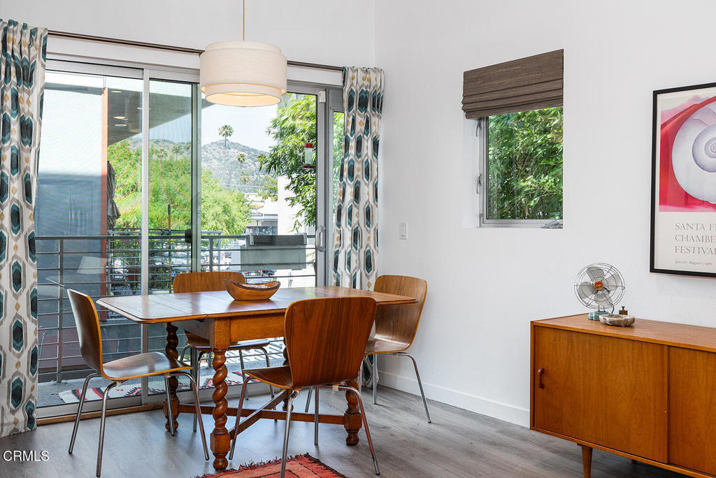 2222 Strata Lane Los Angeles, CA 90041 - Photo 14 of 31 a view of a dining room with furniture window and outside view