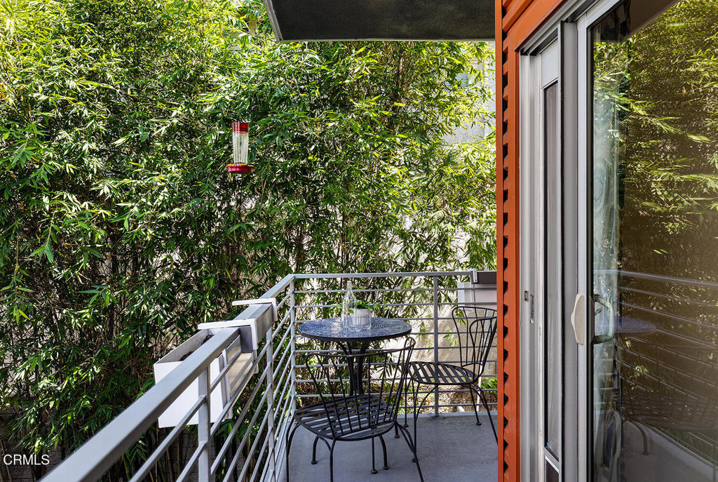 2222 Strata Lane Los Angeles, CA 90041 - Photo 15 of 31 a patio with table and chairs and potted plants