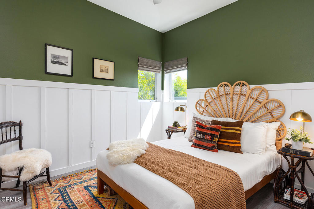 2222 Strata Lane Los Angeles, CA 90041 - Photo 21 of 31 a bedroom with a bed and a window