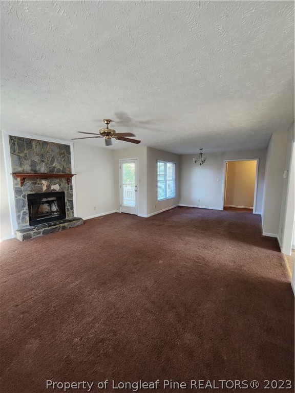 4324 Falls Drive Hope Mills, NC 28348 - Photo 2 of 10 a view of empty room with fireplace