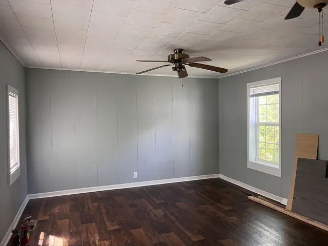 a view of storage and utility room with washer and dryer