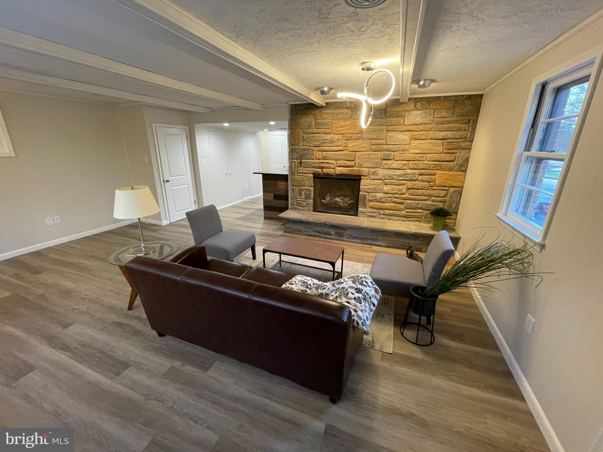 217 Wiltshire Road Wynnewood, PA 19096 - Photo 24 of 52 Stone Fireplace