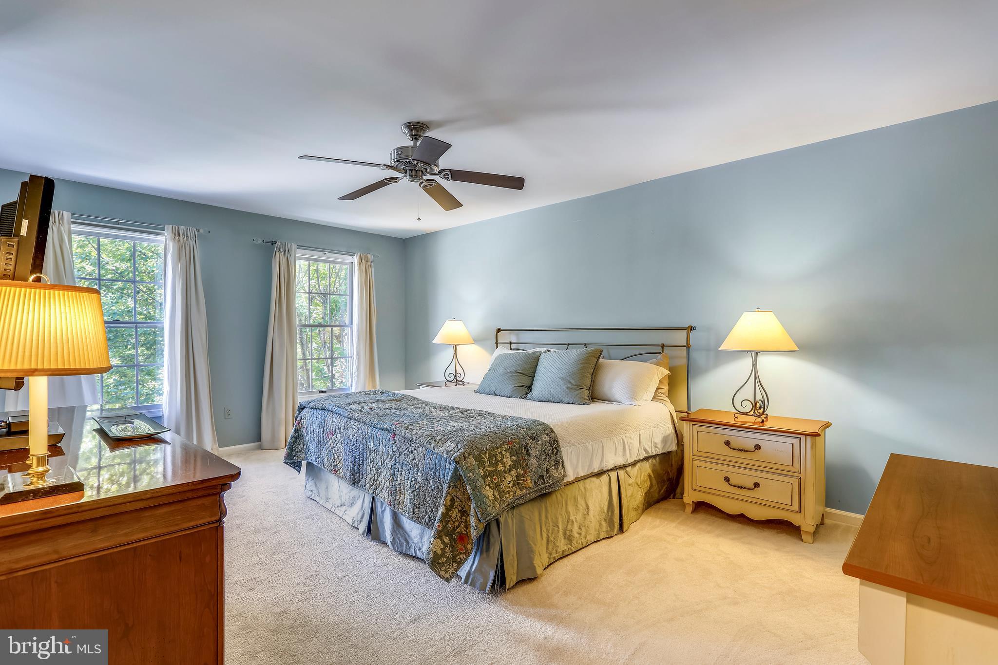 13924 Riding Loop Drive North Potomac, MD 20878 - Photo 22 of 45 Master Bedroom with wall of windows