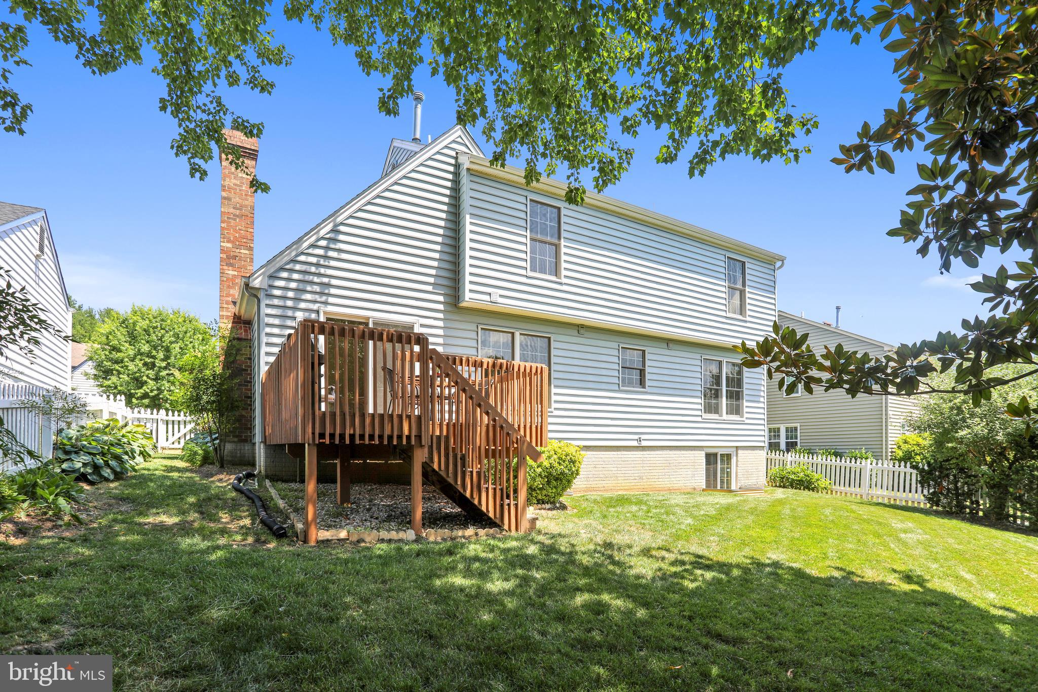 13924 Riding Loop Drive North Potomac, MD 20878 - Photo 43 of 45 View of deck from the rear yard